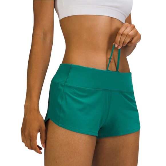 lululemon athletica Pants - Lululemon Speed Up Low Rise Lined Short 2.5" Teal Lagoon